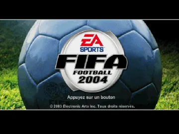 FIFA Soccer 2004 screen shot title